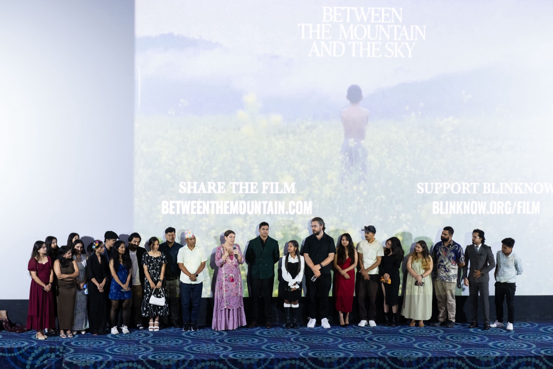 Audience at a community screening