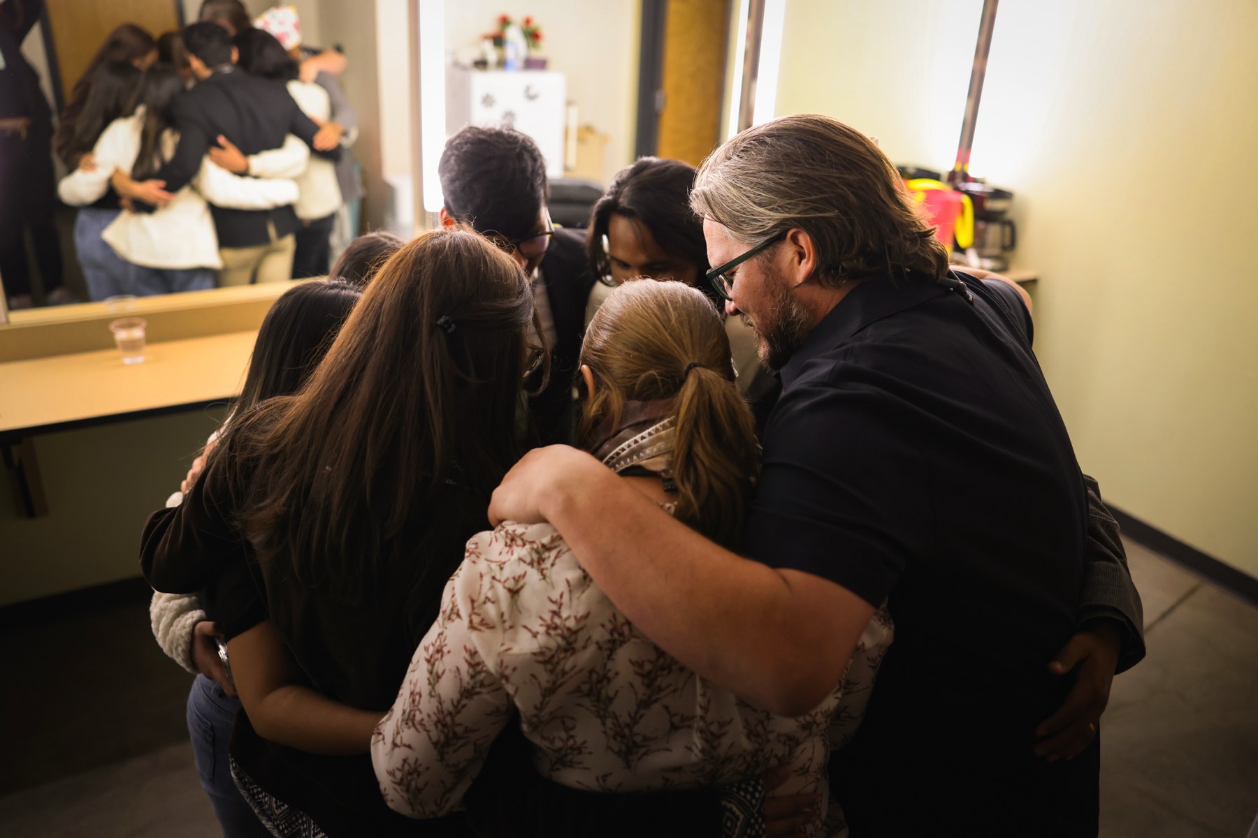 Audience at a community screening
